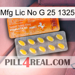 Mfg Lic No G 25 1325 new05